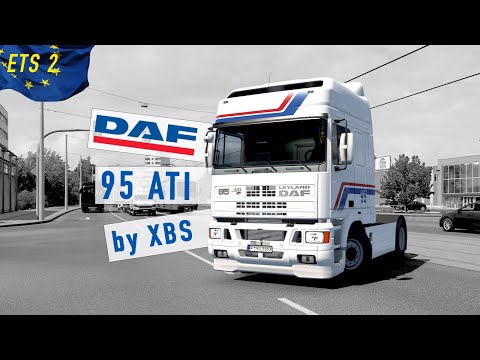 Видео: грузовик Daf 95 ATI от XBS моды для ETS 2