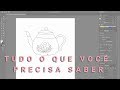 Vetorização de desenho à mão no Illustrator