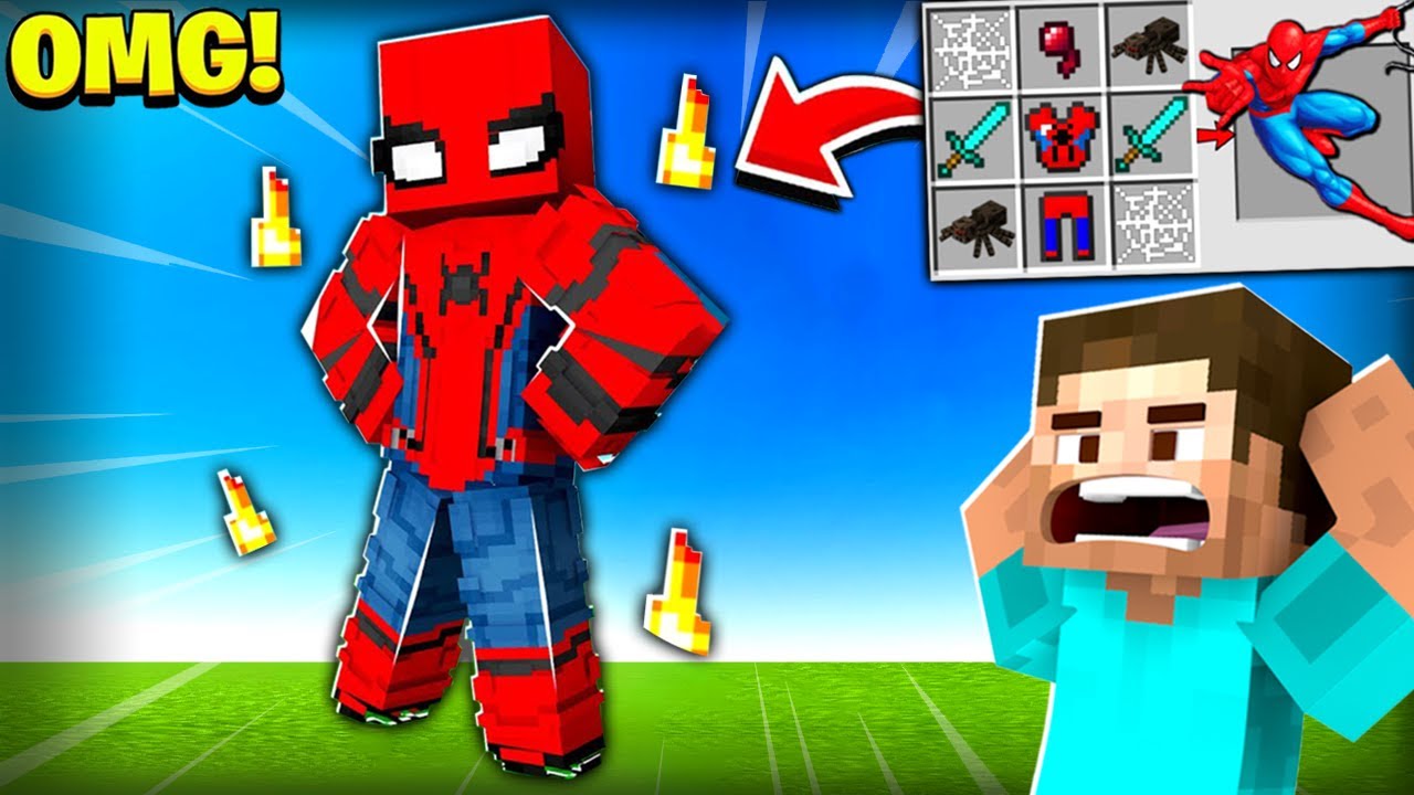 Minecraft, But You Can Craft Spiderman...