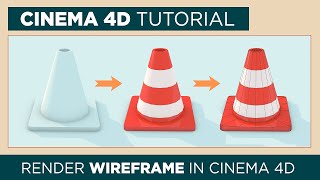 Wireframe rendering in cinema 4d | C4D Quick Tip | c4d sketch and tool look | infilmvfx