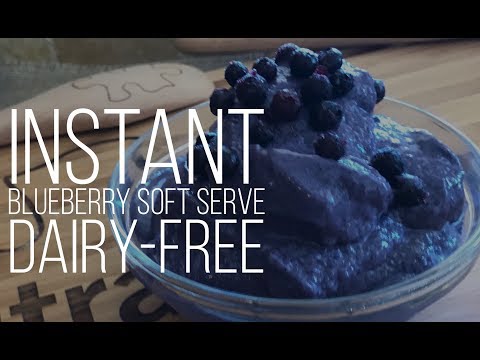 Instant Blueberry Dairy-free Ice Cream