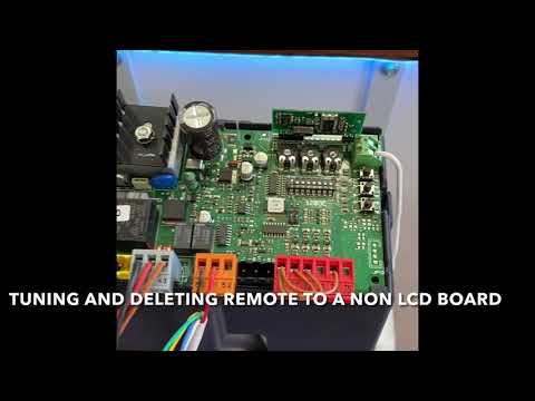 Tuning and Deleting Remote to a non LCD board