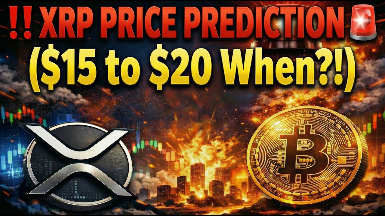 ‼️ XRP PRICE PREDICTION 🚨 ($15 to $20 When?!)