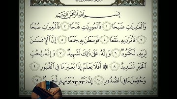 Surah Al_Adyat | Hamza Aljazairi voice | سورة العاديات بصوت حمزة الجزائري