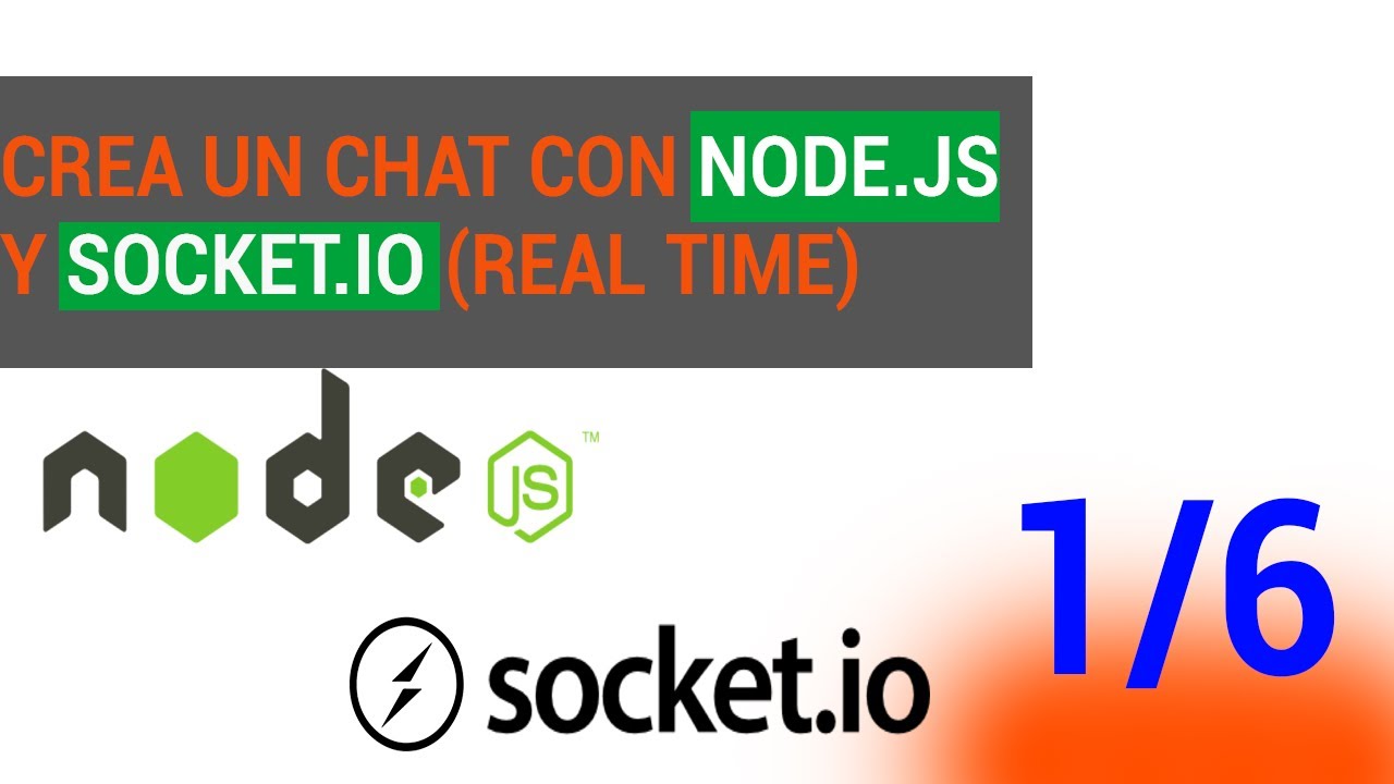 Como crear un chat con node.js y socket.io - 1/6 - YouTube