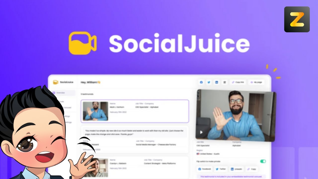 How to Get Video Testimonials from Clients with SocialJuice | AppSumo Review