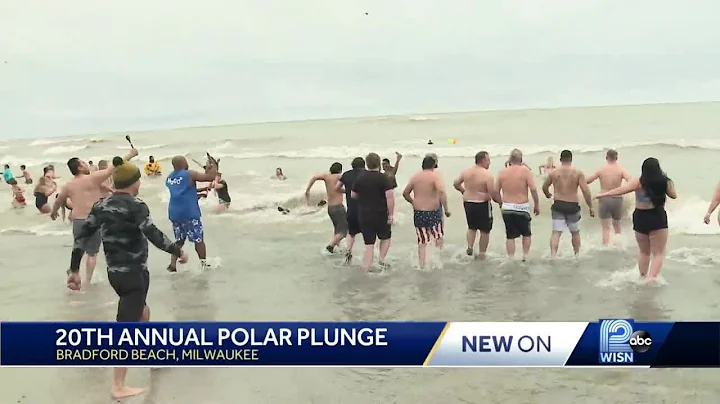People brave Lake Michigan for the 20th annual polar plunge