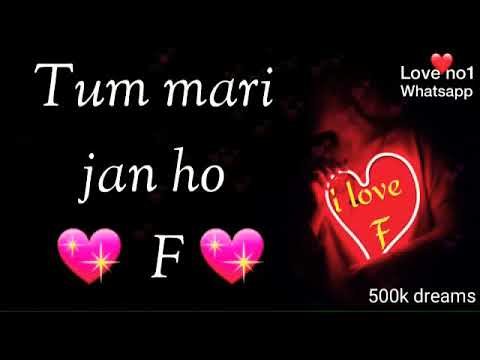 F letter whatsapp status video F name love status video f naam wala status video love no1 whatsapp