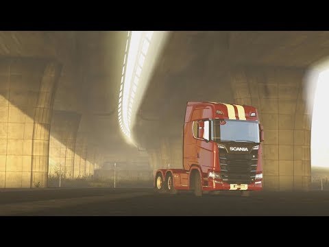 "Under the Bridge" - Euro Truck Simulator 2 main menu background