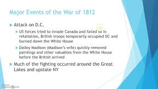 War of 1812 PPT War of 1812 PPT