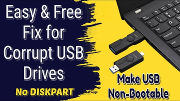Fix Non-detected USB Drive | Make Your USB Drive Non-Bootable