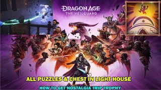 Dragon age Veilguard walkthrough - Light house puzzle & all 2 chest location - Nostalgia trip trophy