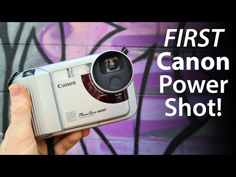 FIRST Canon PowerShot 600: 25 YEARS later! Retro review