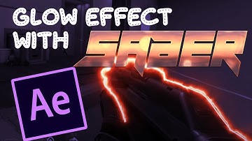 How to add a Saber glow effect to a montage in After Effects