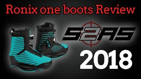 Ronix One Boots 2018 Review S2AS