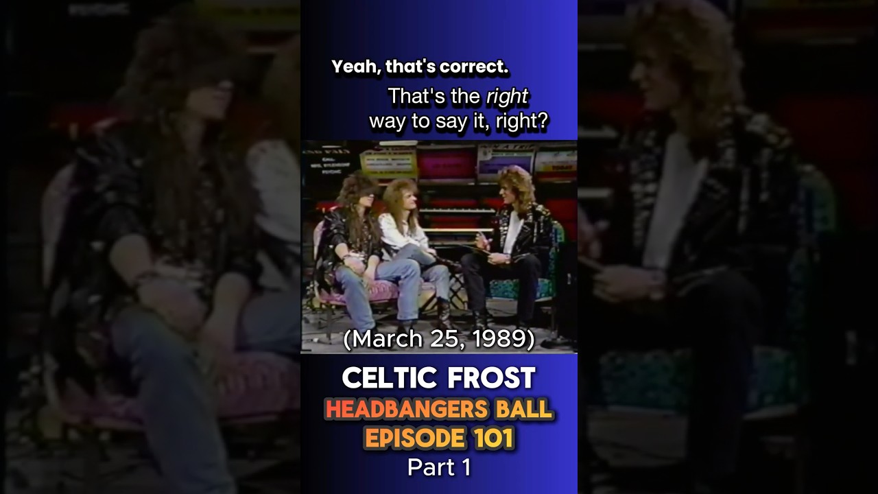 Celtic Frost on Headbangers Ball, Part 1