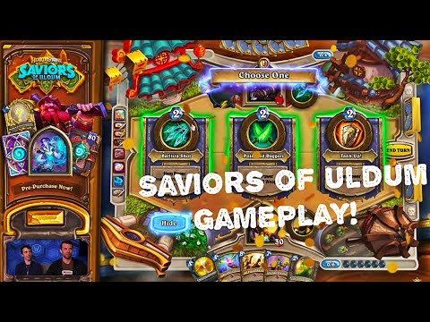 Saviors of Uldum Gameplay! All New Cards Reveal!