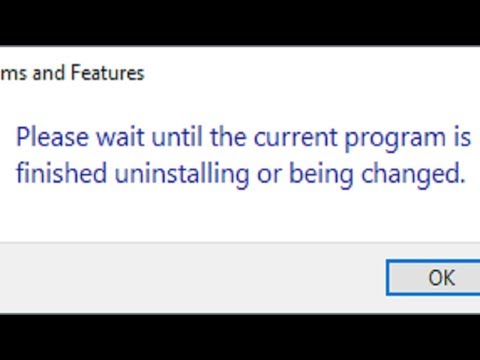 Fix Please Wait Until Current Program Finished Uninstalling - roblox installer stuck on please wait