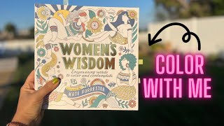 Color With Me - Womens Wisdom Coloring Book Adult Coloring