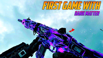 FIRST TIME PLAYING WITH DARK MATTER👀🔥