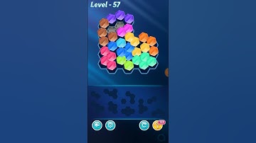Block Hexa Puzzle Rainbow D Level 57 Walkthrough