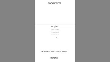 Randomizer App: Programming Project 2016