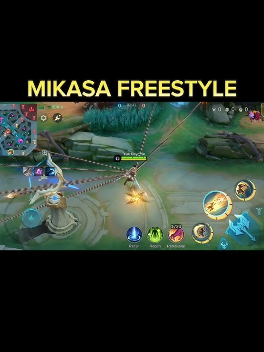 FANNY MIKASA SIMPLE FREESTYLE #mobilelegends #mlbb #fanny