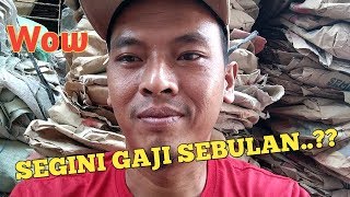 BERAPA UNTUNG BAKUL ROSOK satu bulan. Bisa buat apa aja ya hasil dari rosok itu.