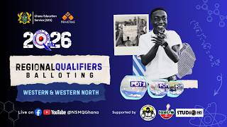 NSMQ 2026: BALLOTING FOR THE REGIONAL QUALIFIERS IN THE WESTERN AND WESTERN NORTH REGIONS.
