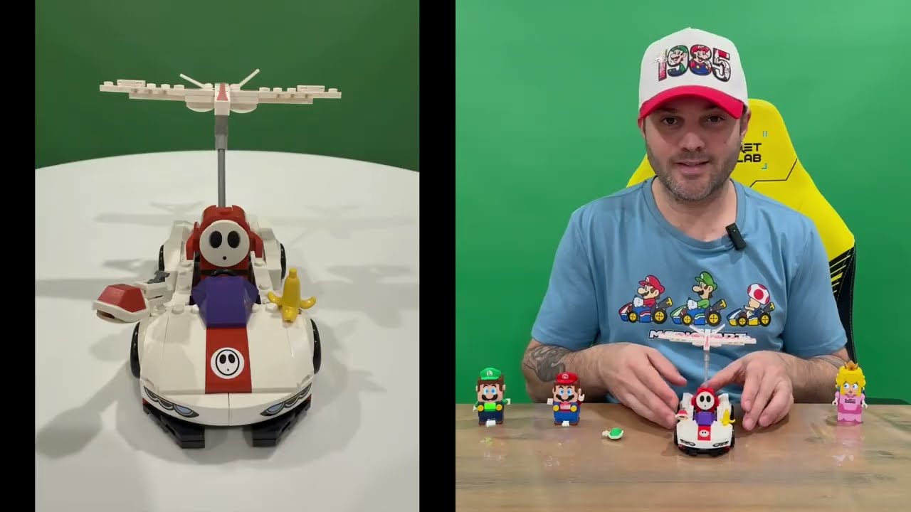Ep 3037 - Lego Super Mario Mario Kart Shy Guy & P-Wng Expansion