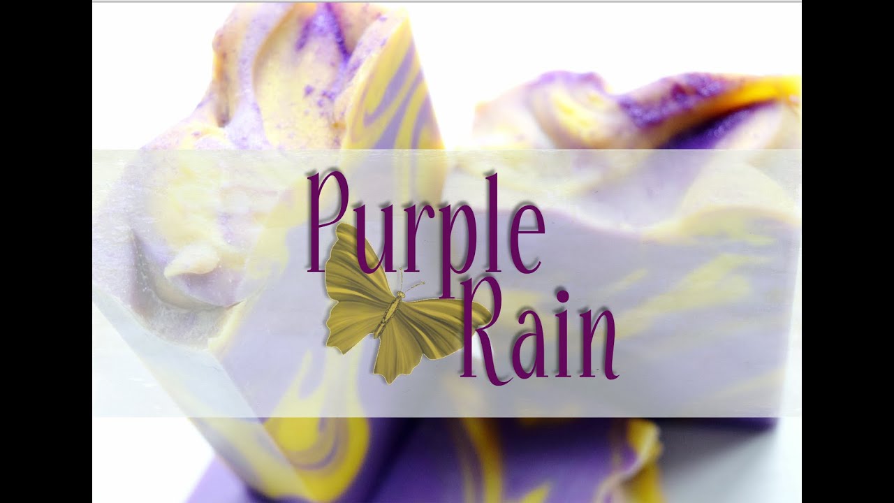 Making & Cutting Purple Rain Cold Process Soap ~ Petals Bath Boutique - YouTube
