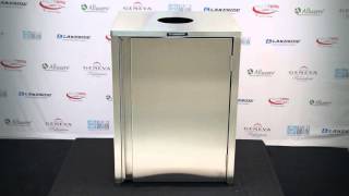 Lakeside 3310 Top Access Waste and Recycling Station with 1