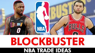 5 NBA BLOCKBUSTER Trade Ideas: Damian Lillard, James Harden, Zach LaVine, Tyler Herro, Julius Randle