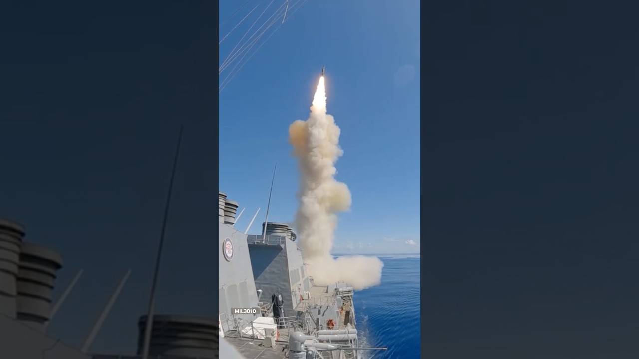 USS Bulkeley Fires Missiles | Operation Epic Fury