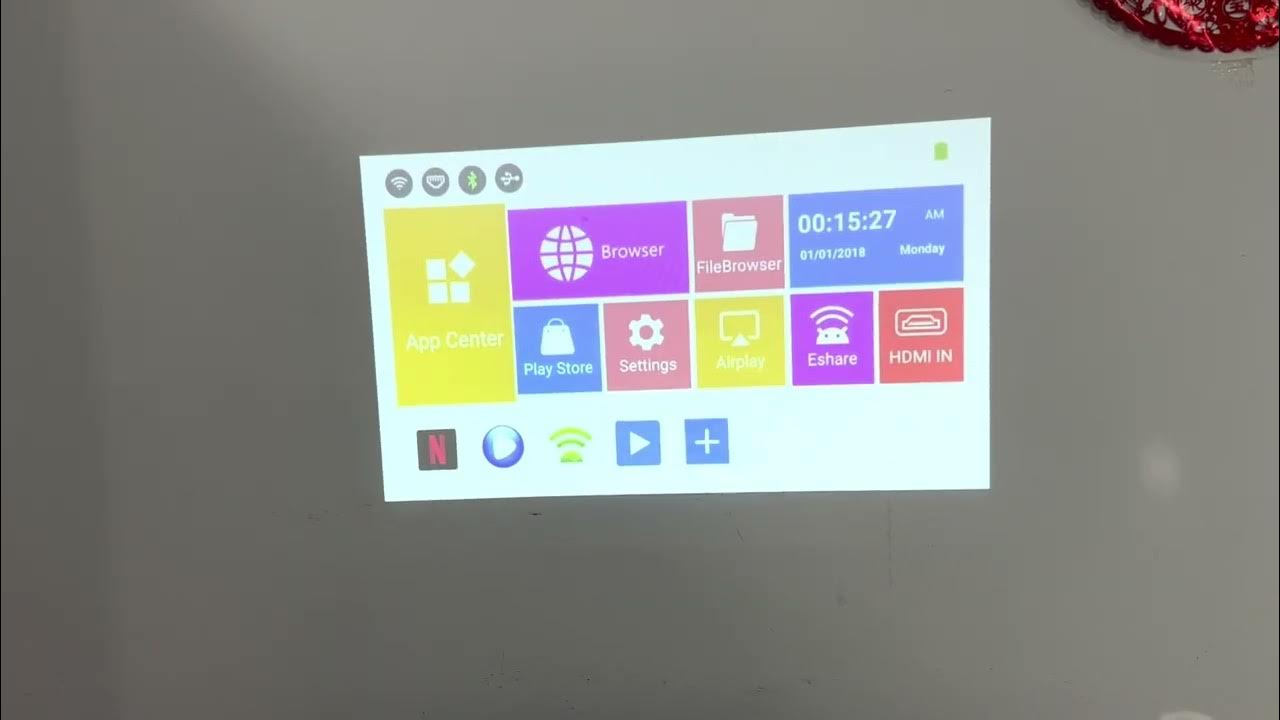 Mini projecteur Magcubic P10 4K avec Android 10 déballage et test 