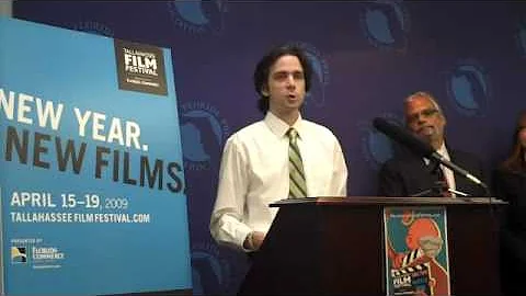 Chris Faupel at the Tallahassee Film Festival Pres...