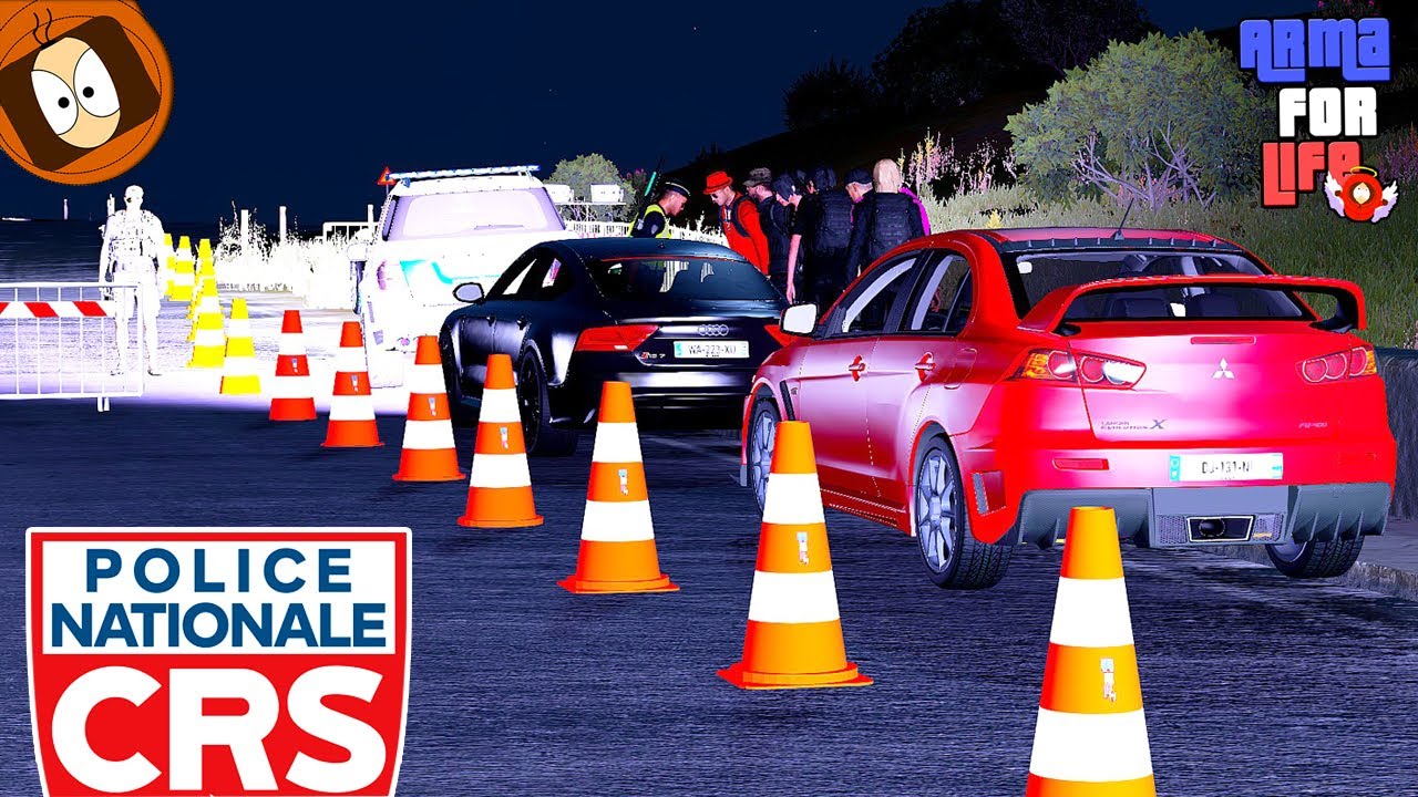 POLICE NATIONALE : CONTRÔLE ROUTIER - CRS ! - YouTube