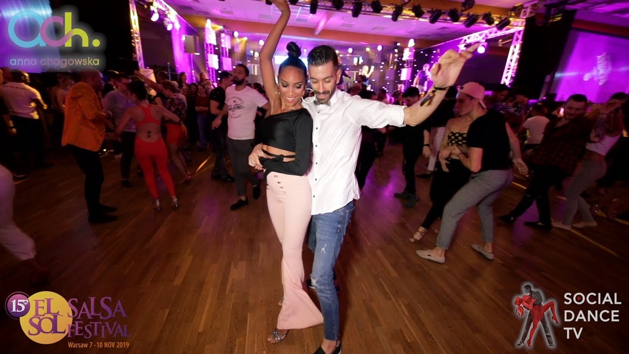Panagiotis Aglamisis & Bersy Cortez – Salsa social dancing | El Sol Warsaw Salsa Festival 2019