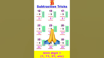 Subtracting 9 Trick