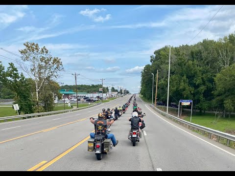 1,000 bikers ride for a little boy named Kellen who was killed in a flood