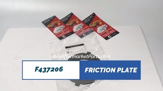 F437206 FRICTION PLATE 2 7 JD parts Buyaftermarketparts