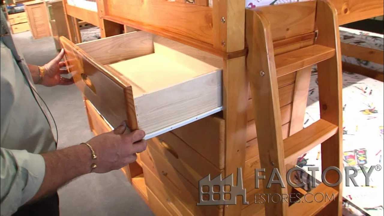 Twin Over Full Loft Bunk Bed from Discovery World Furniture