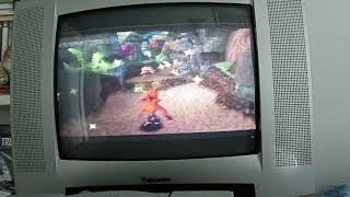 Playing Crash Bandicoot on my original PS1 & CRT TV