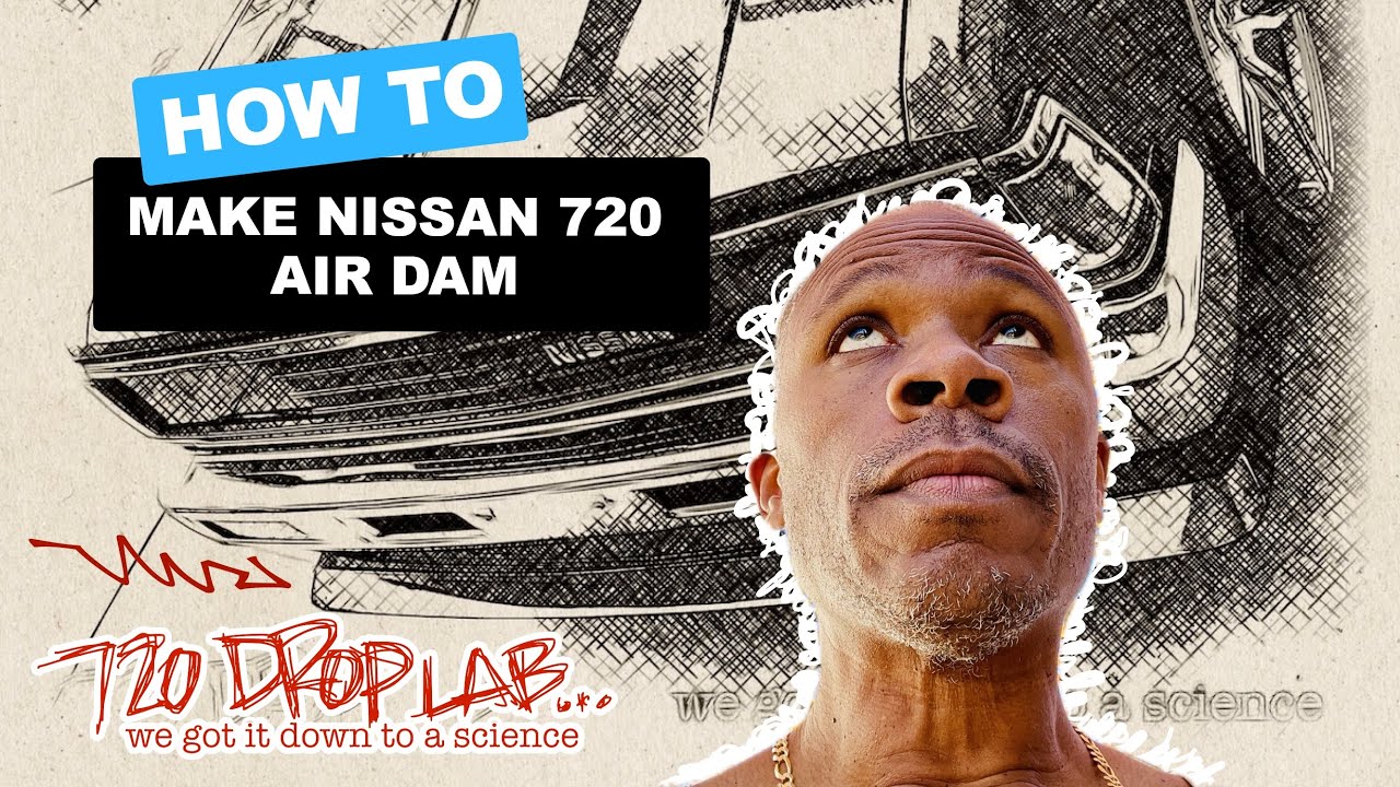 How to Make A Fiberglass Nissan 720 Front Air Dam