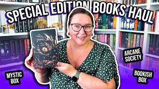 U.S Special Edition Books Haul 📚 Huge Arcane Society, Mystic Box & Bookish Box Unboxing