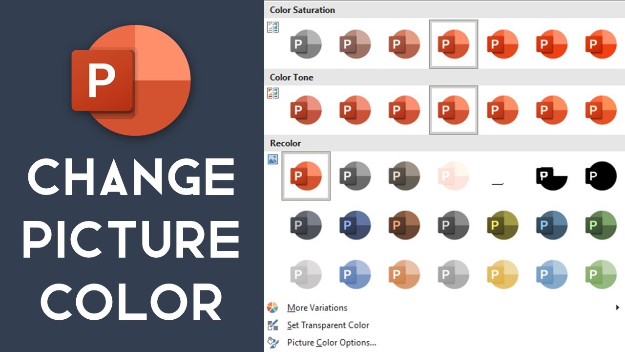 How To Change Picture Color In PowerPoint 2024 Easy Tutorial YouTube How To Change Picture Color In PowerPoint 2024 Easy Tutorial YouTube