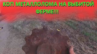 КОП МЕТАЛЛОЛОМА НА ВЫБИТОЙ ФЕРМЕ!!!
