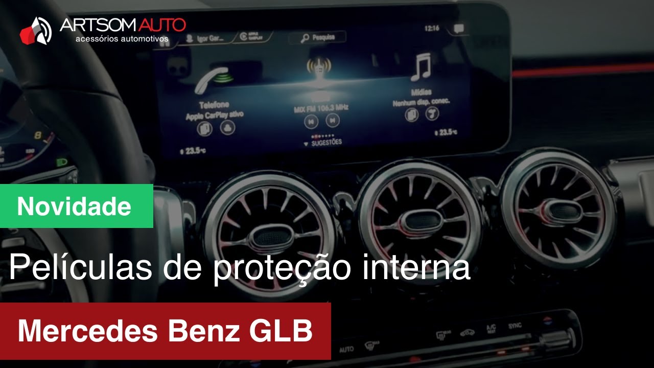 Mercedes Benz GLB - Películas de proteção interna 🤩 NOVIDADE