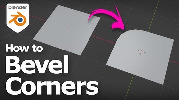 Blender how to bevel corners