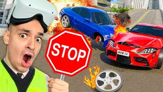 СТАВАМ ПОЛИЦАЙ ВЪВ ВИРТУАЛНА РЕАЛНОСТ! | TRAFFIC JAMS VR